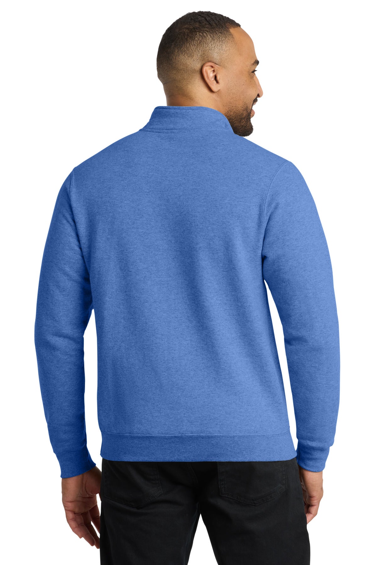 Port & Co Core Fleece 1/4-Zip Pullover Sweatshirt. PC78Q (Choose Your Design)