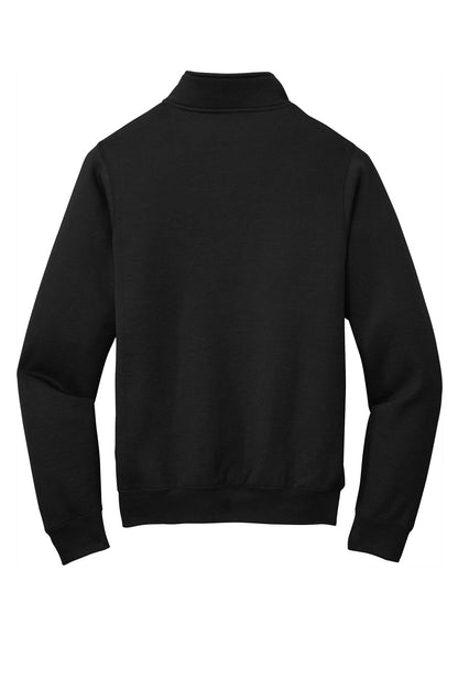 Port & Co Core Fleece 1/4-Zip Pullover Sweatshirt. PC78Q (Choose Your Design)