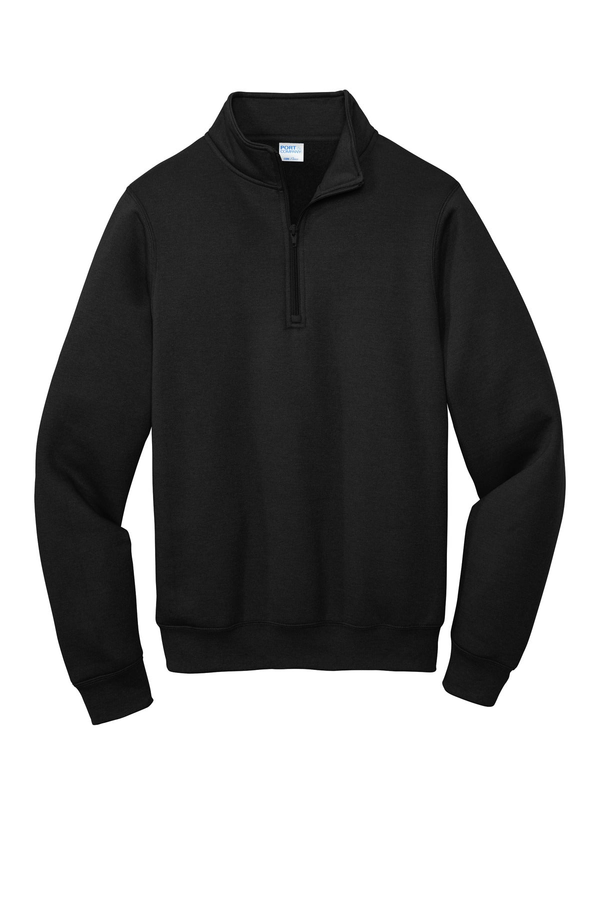 Port & Co Core Fleece 1/4-Zip Pullover Sweatshirt. PC78Q (Choose Your Design)