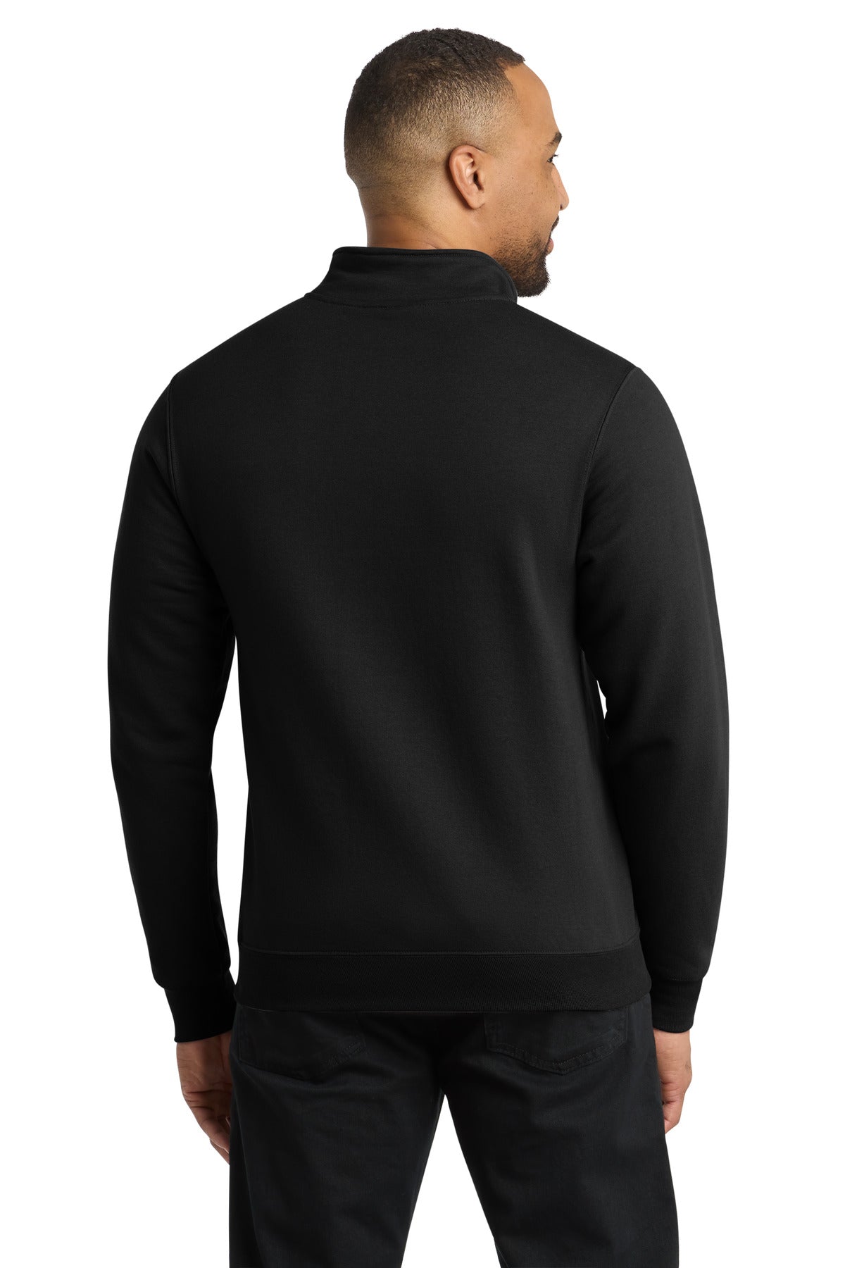 Port & Co Core Fleece 1/4-Zip Pullover Sweatshirt. PC78Q (Choose Your Design)