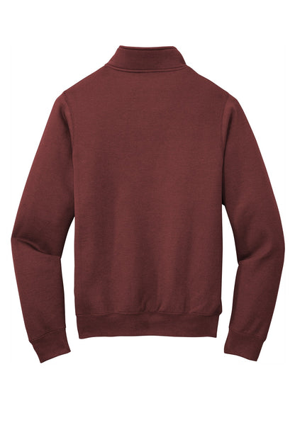 Port & Co Core Fleece 1/4-Zip Pullover Sweatshirt. PC78Q (Choose Your Design)