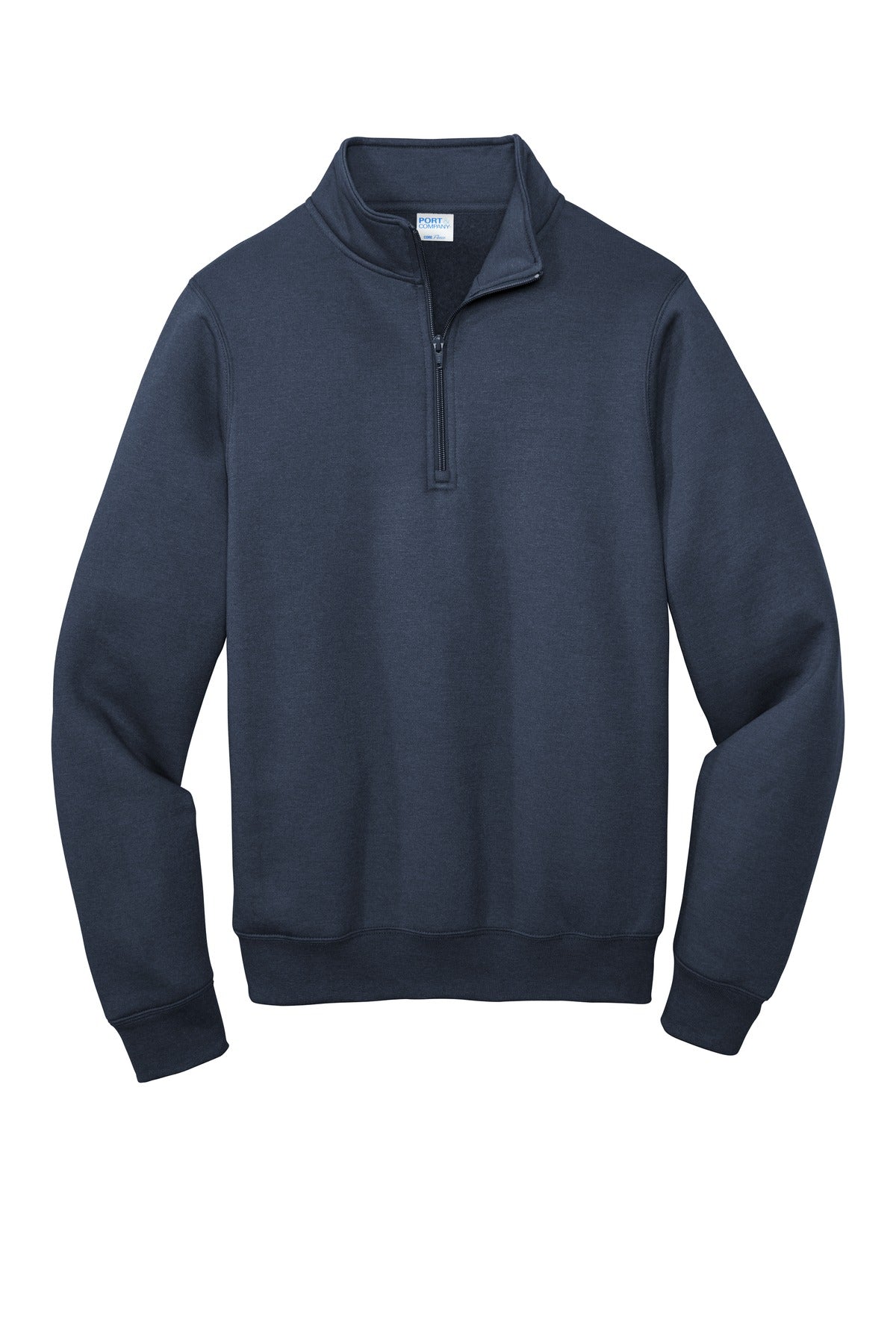 Port & Co Core Fleece 1/4-Zip Pullover Sweatshirt. PC78Q (Choose Your Design)