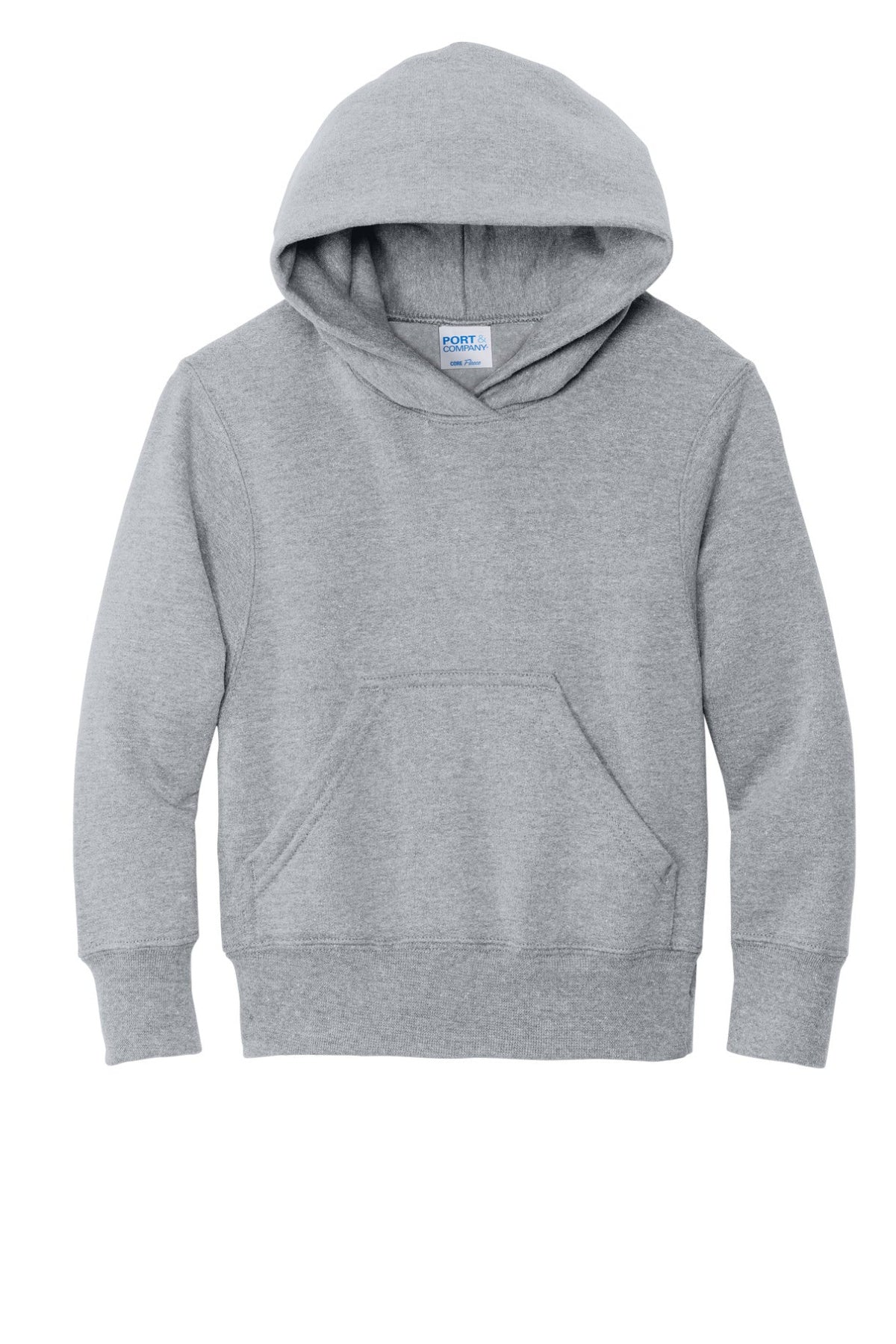 Port & Co Youth Core Fleece Pullover Hooded Sweatshirt. PC78YH (Choose Your Design)