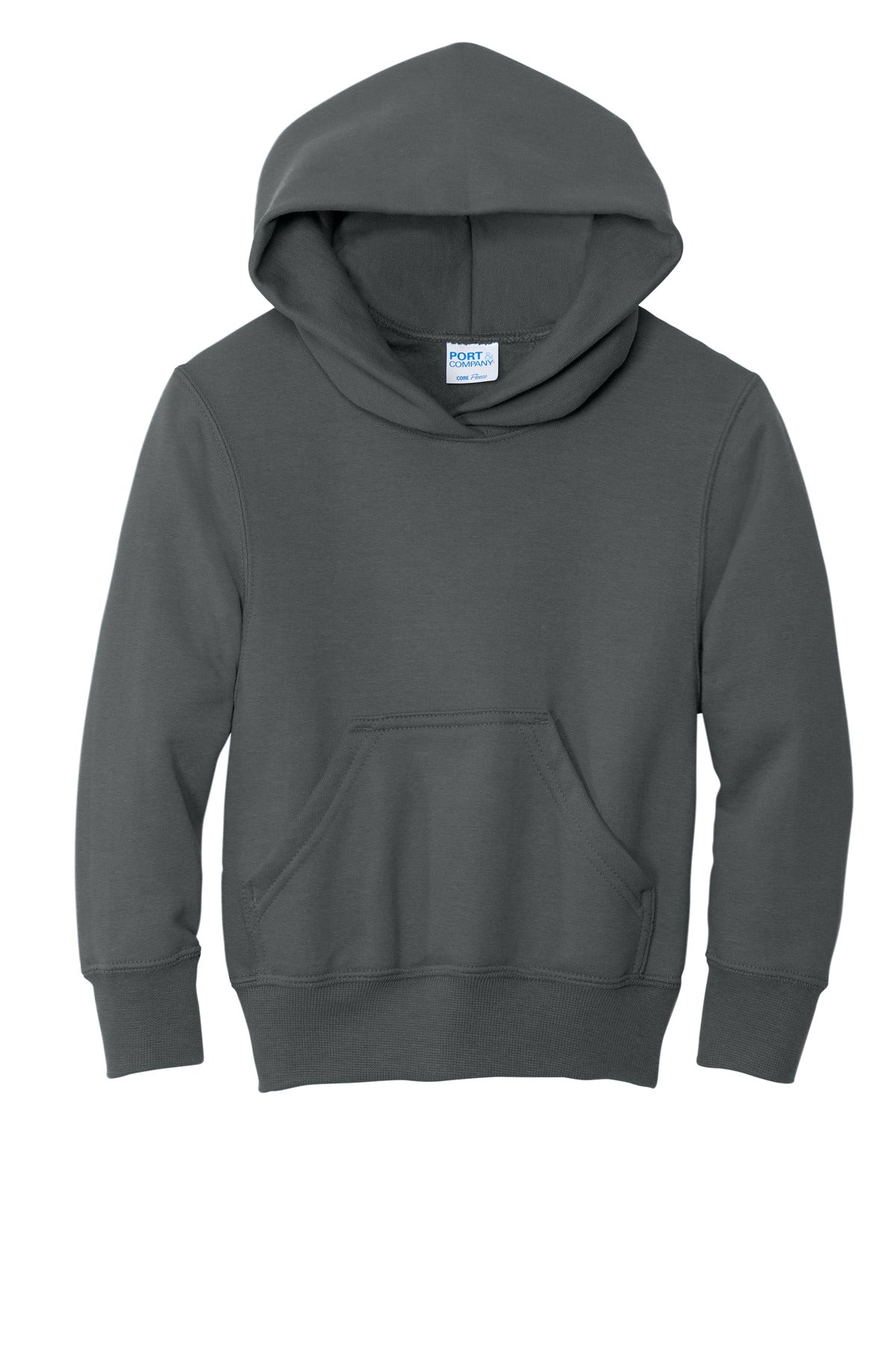 Port & Co Youth Core Fleece Pullover Hooded Sweatshirt. PC78YH (Choose Your Design)