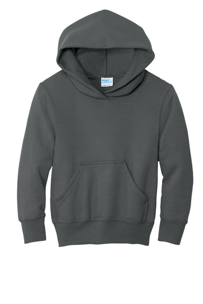 Port & Co Youth Core Fleece Pullover Hooded Sweatshirt. PC78YH (Choose Your Design)