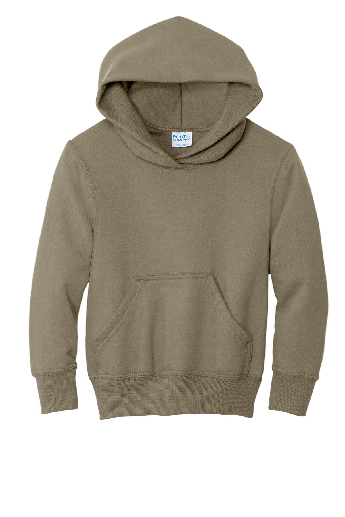 Port & Co Youth Core Fleece Pullover Hooded Sweatshirt. PC78YH (Choose Your Design)