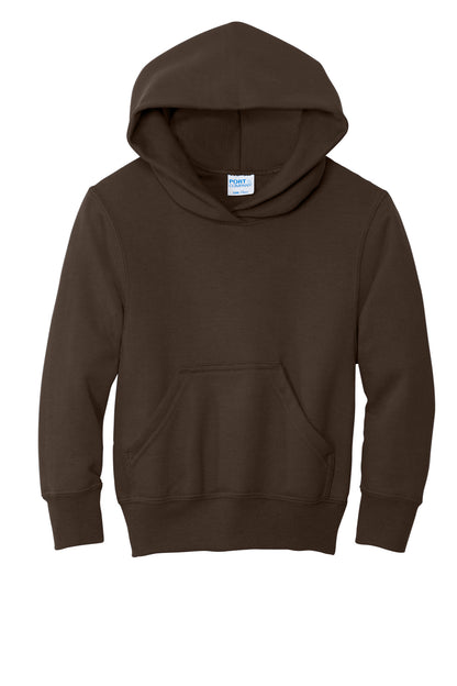 Port & Co Youth Core Fleece Pullover Hooded Sweatshirt. PC78YH (Choose Your Design)