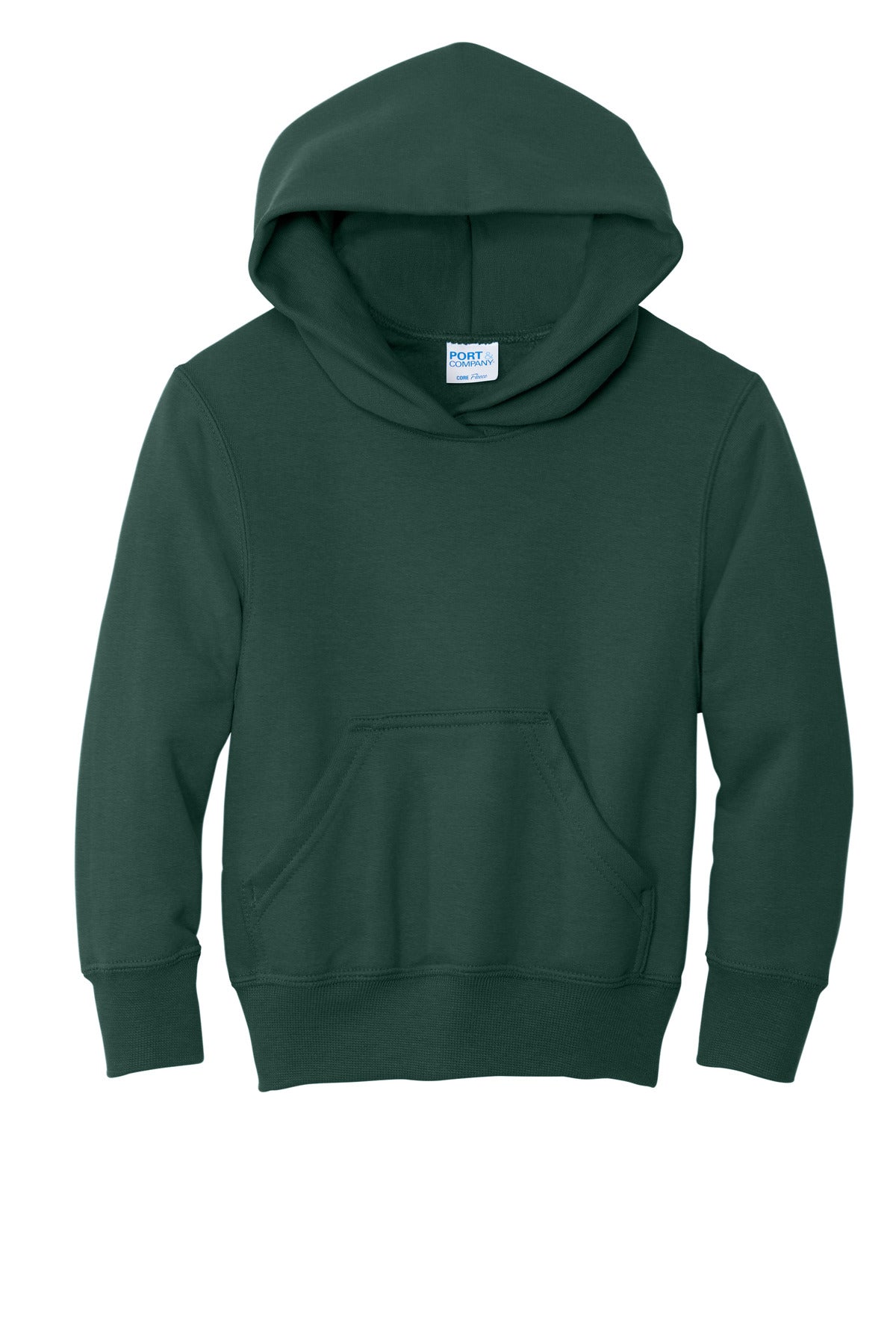 Port & Co Youth Core Fleece Pullover Hooded Sweatshirt. PC78YH (Choose Your Design)