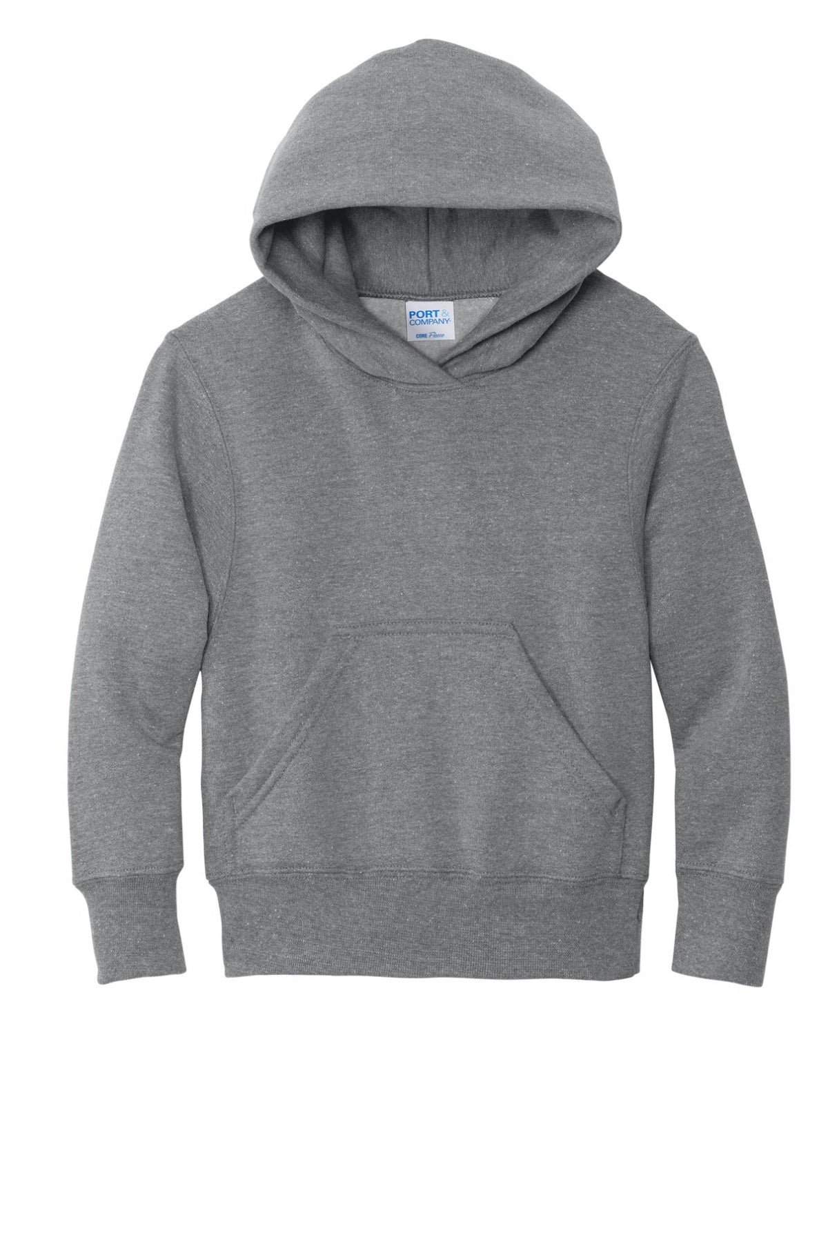 Port & Co Youth Core Fleece Pullover Hooded Sweatshirt. PC78YH (Choose Your Design)