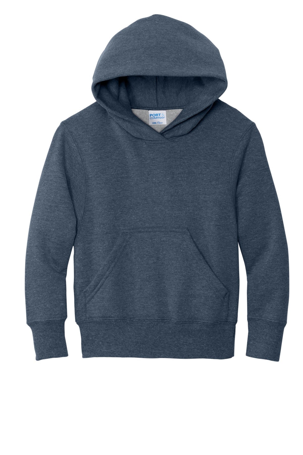 Port & Co Youth Core Fleece Pullover Hooded Sweatshirt. PC78YH (Choose Your Design)