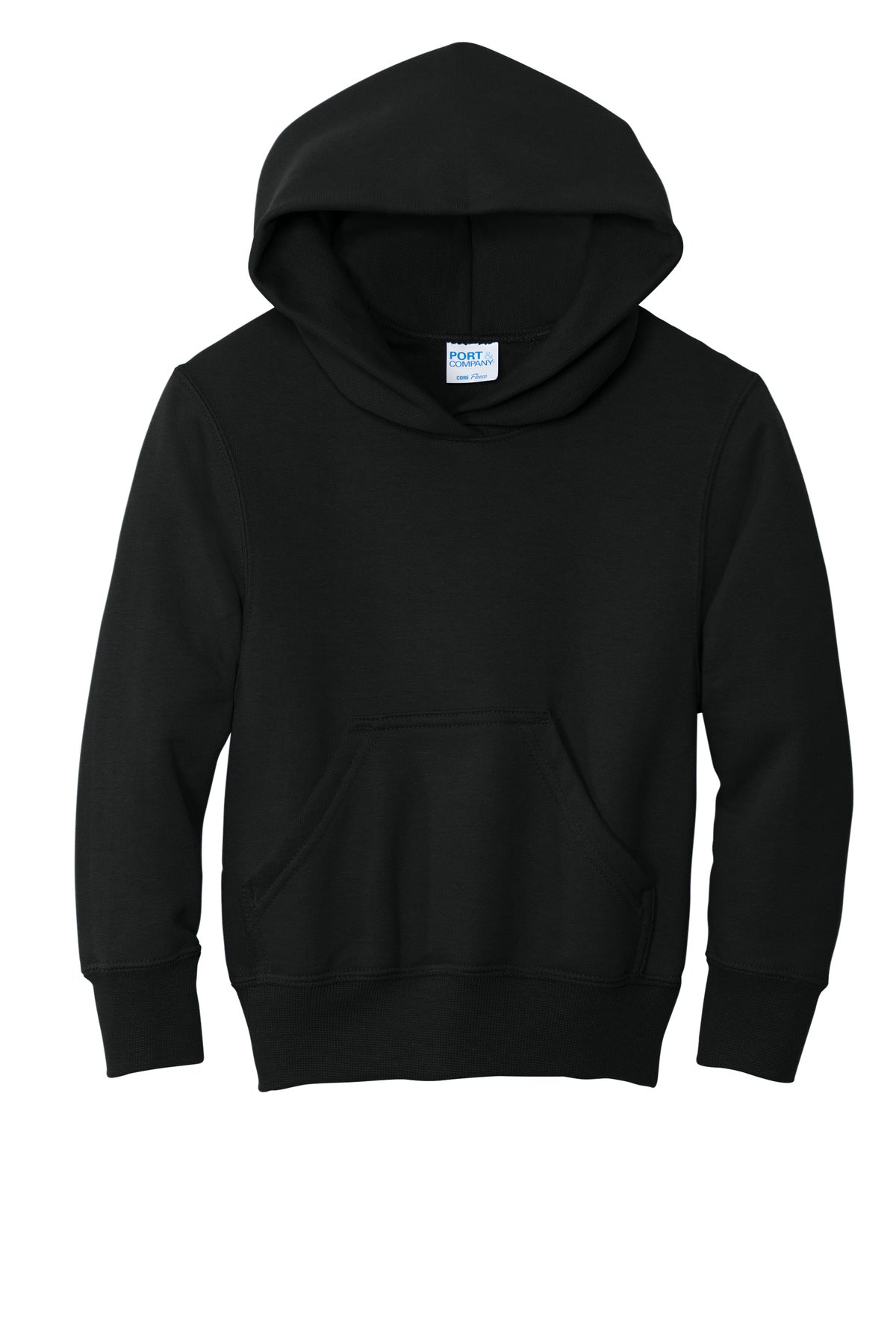 Port & Co Youth Core Fleece Pullover Hooded Sweatshirt. PC78YH (Choose Your Design)