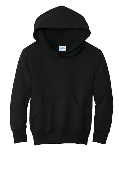 Port & Co Youth Core Fleece Pullover Hooded Sweatshirt. PC78YH (Choose Your Design)