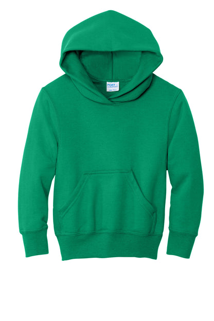 Port & Co Youth Core Fleece Pullover Hooded Sweatshirt. PC78YH (Choose Your Design)