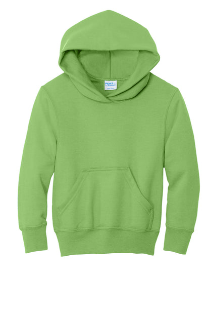 Port & Co Youth Core Fleece Pullover Hooded Sweatshirt. PC78YH (Choose Your Design)