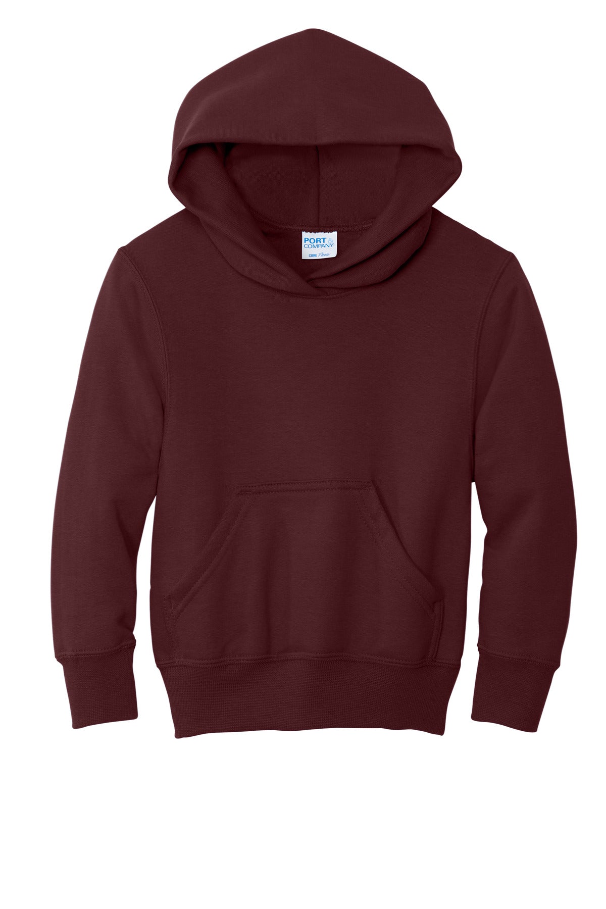 Port & Co Youth Core Fleece Pullover Hooded Sweatshirt. PC78YH (Choose Your Design)