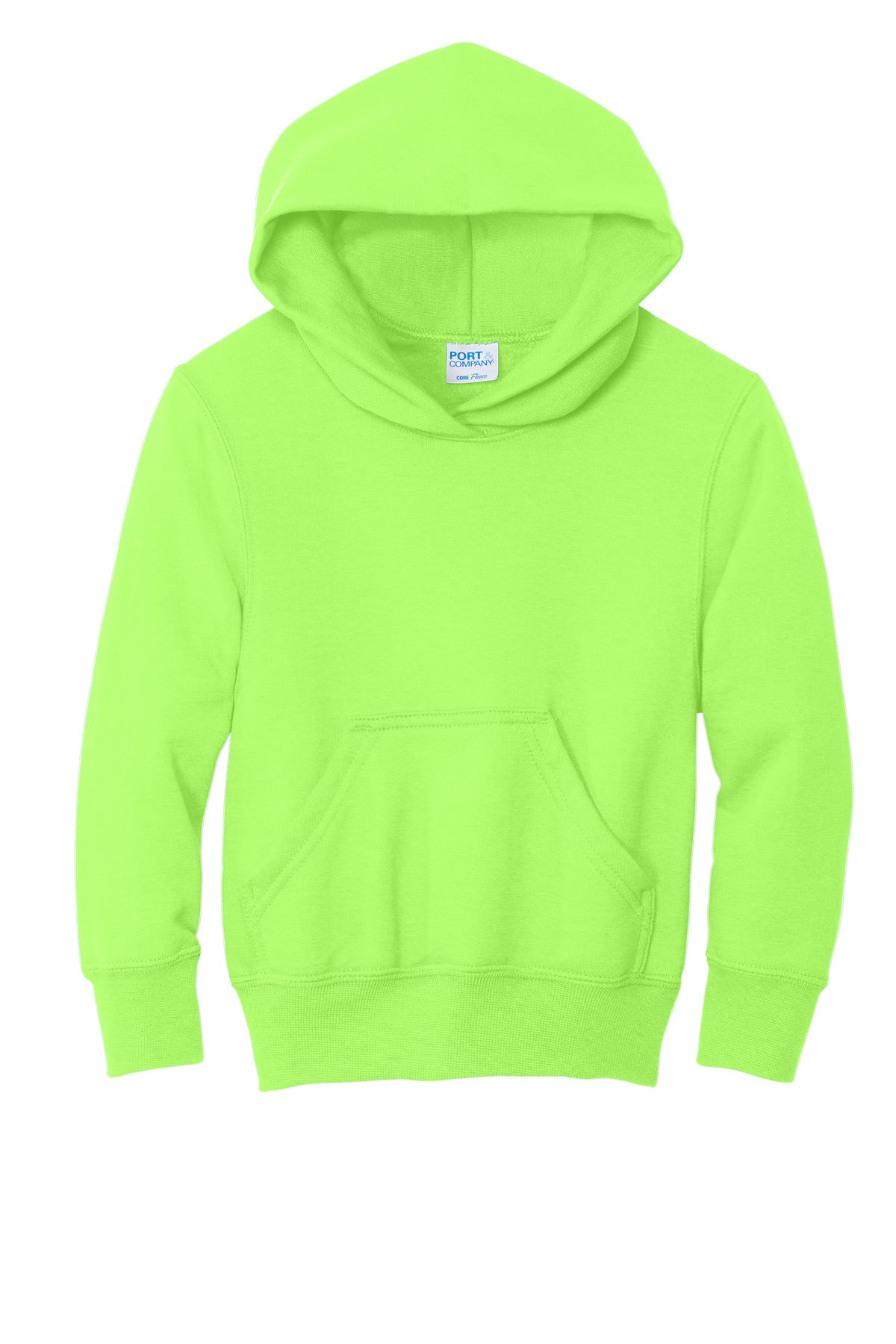 Port & Co Youth Core Fleece Pullover Hooded Sweatshirt. PC78YH (Choose Your Design)