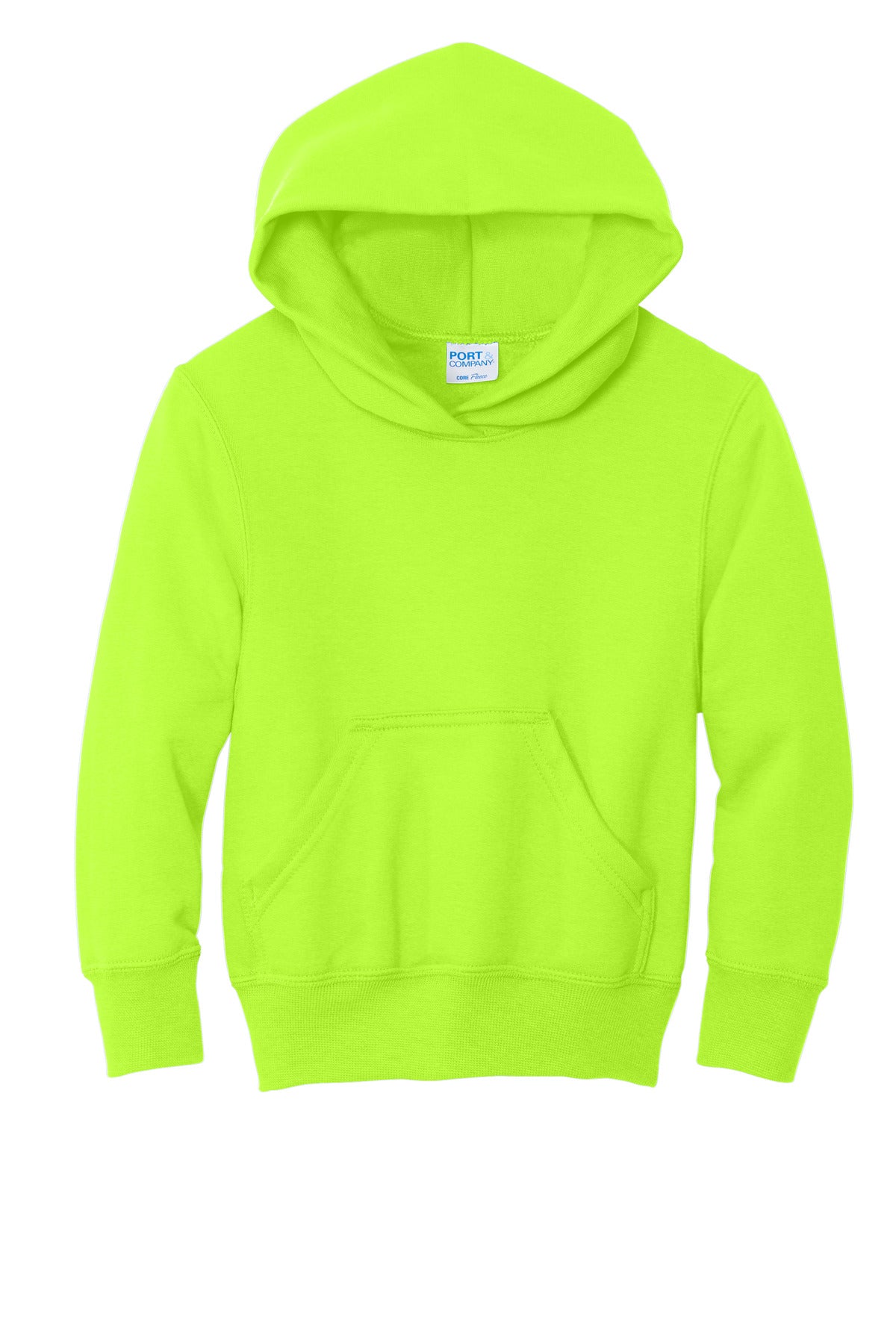 Port & Co Youth Core Fleece Pullover Hooded Sweatshirt. PC78YH (Choose Your Design)