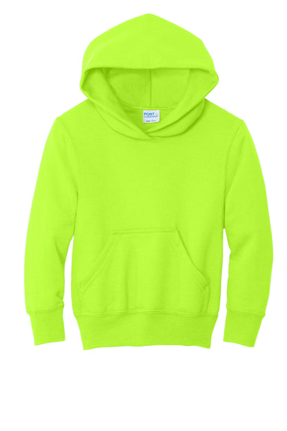 Port & Co Youth Core Fleece Pullover Hooded Sweatshirt. PC78YH (Choose Your Design)