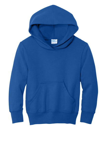 Port & Co Youth Core Fleece Pullover Hooded Sweatshirt. PC78YH (Choose Your Design)