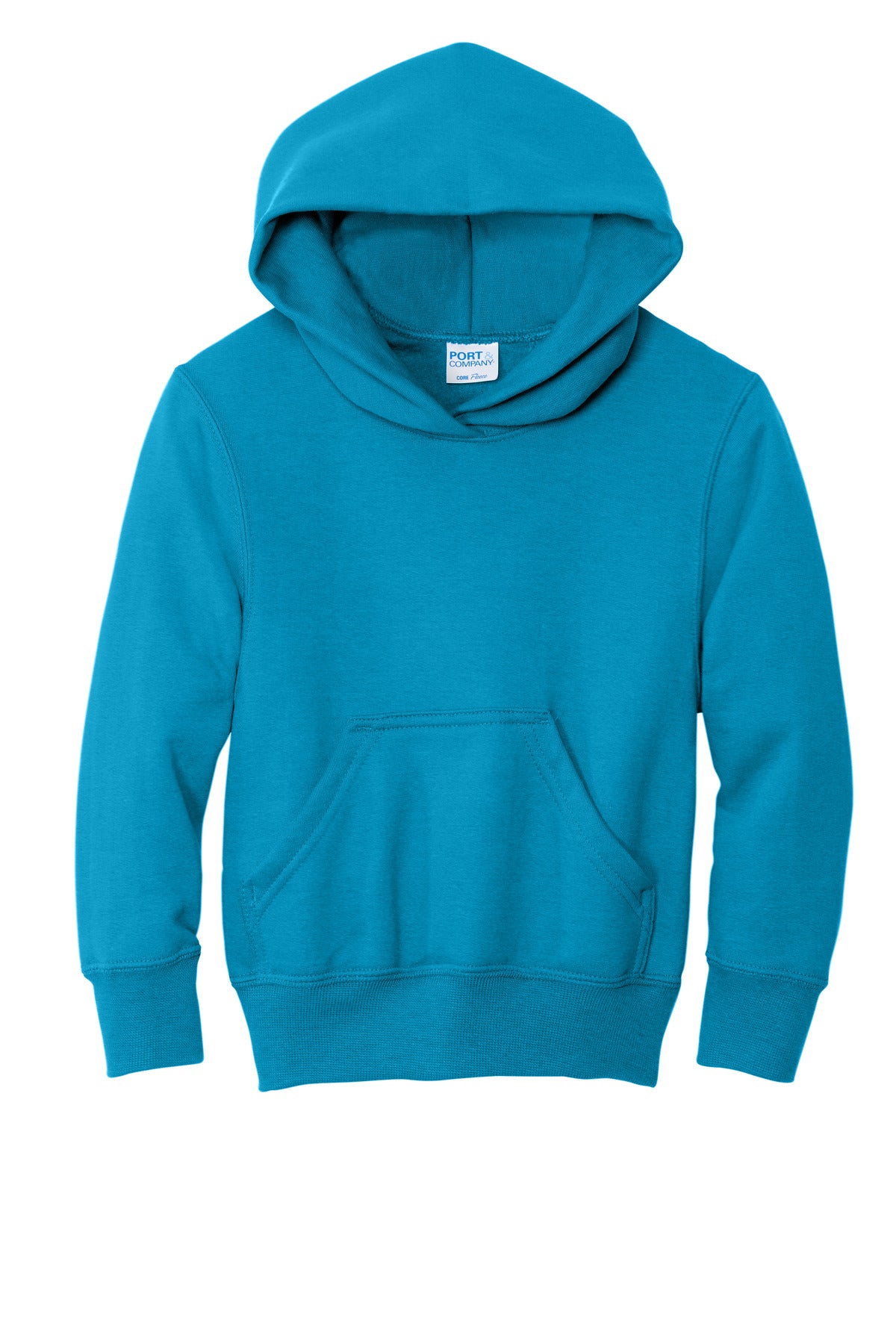 Port & Co Youth Core Fleece Pullover Hooded Sweatshirt. PC78YH (Choose Your Design)