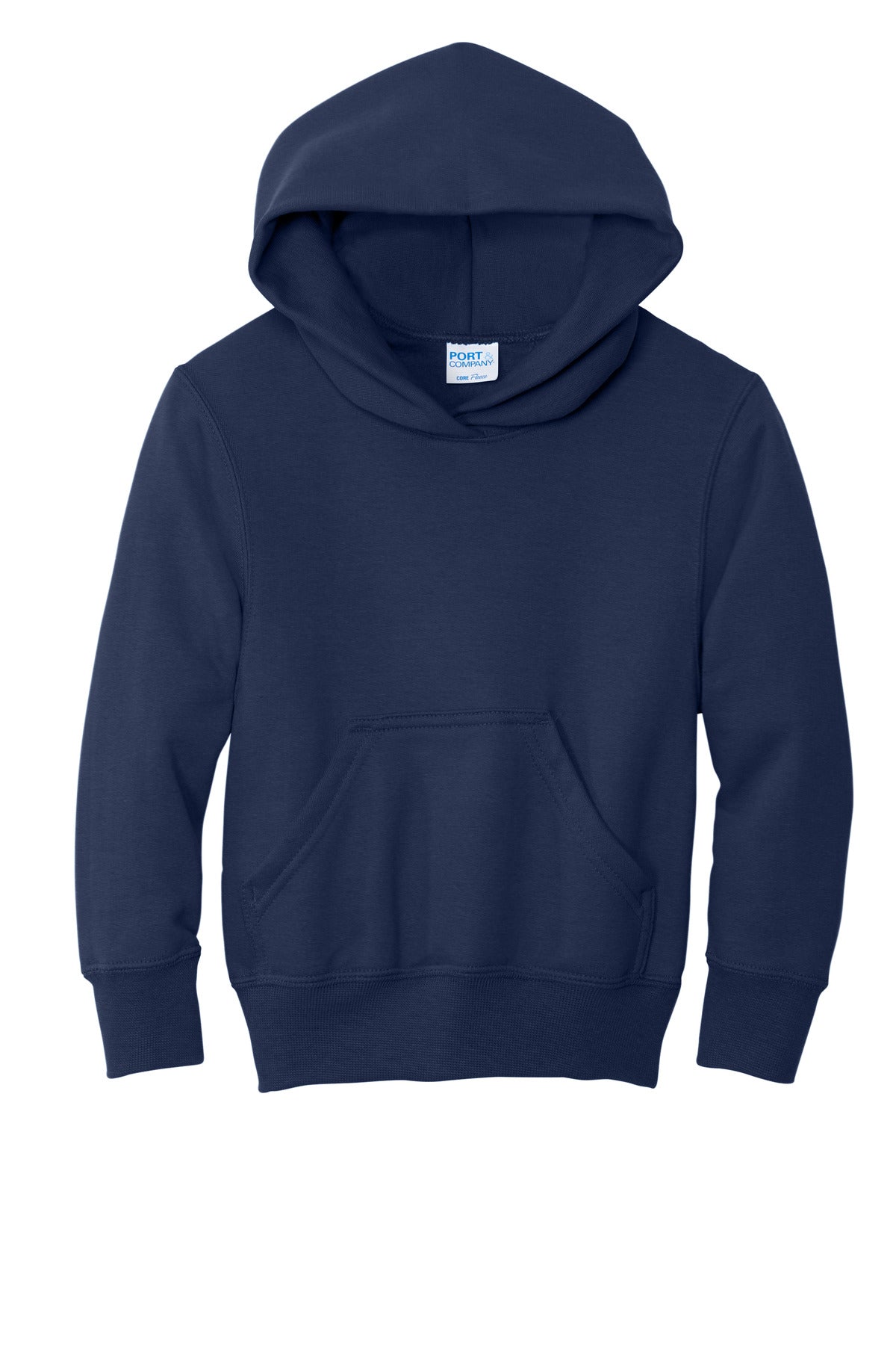 Port & Co Youth Core Fleece Pullover Hooded Sweatshirt. PC78YH (Choose Your Design)