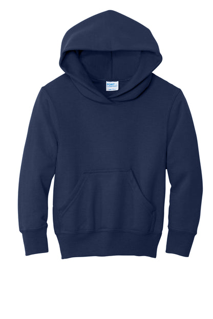 Port & Co Youth Core Fleece Pullover Hooded Sweatshirt. PC78YH (Choose Your Design)