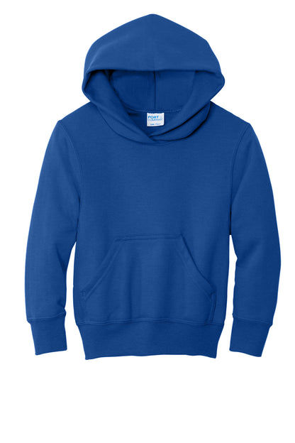 Port & Co Youth Core Fleece Pullover Hooded Sweatshirt. PC78YH (Choose Your Design)