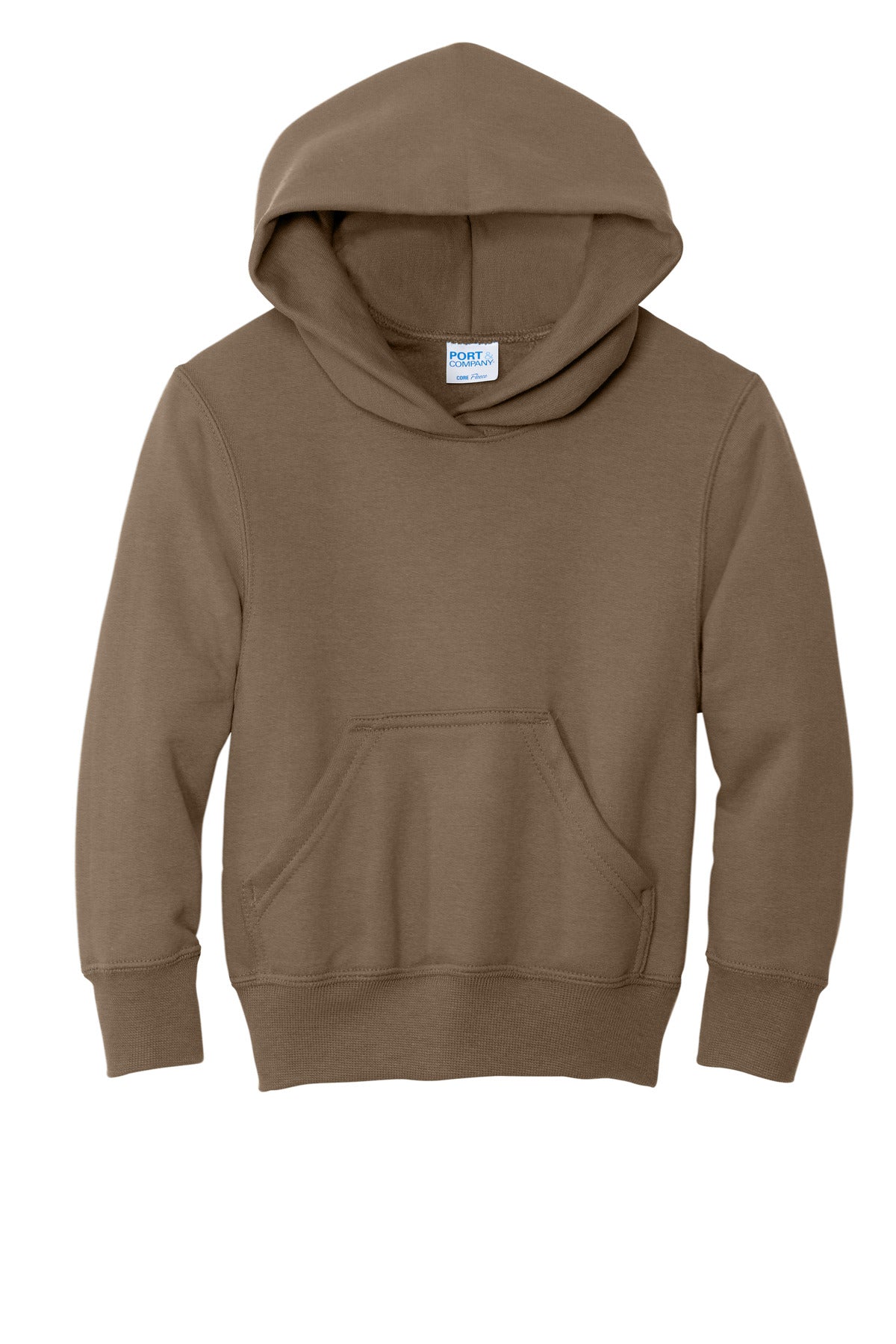 Port & Co Youth Core Fleece Pullover Hooded Sweatshirt. PC78YH (Choose Your Design)