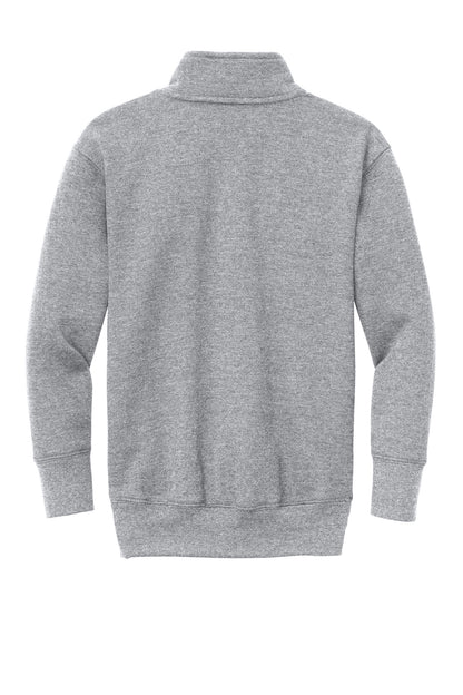 Port & Co Youth Core Fleece 1/4-Zip Pullover Sweatshirt. PC78YQ (Choose Your Design)
