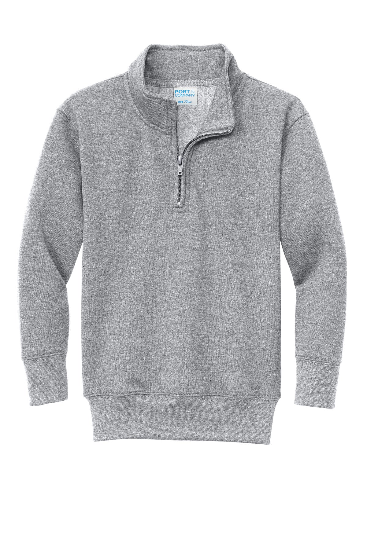 Port & Co Youth Core Fleece 1/4-Zip Pullover Sweatshirt. PC78YQ (Choose Your Design)