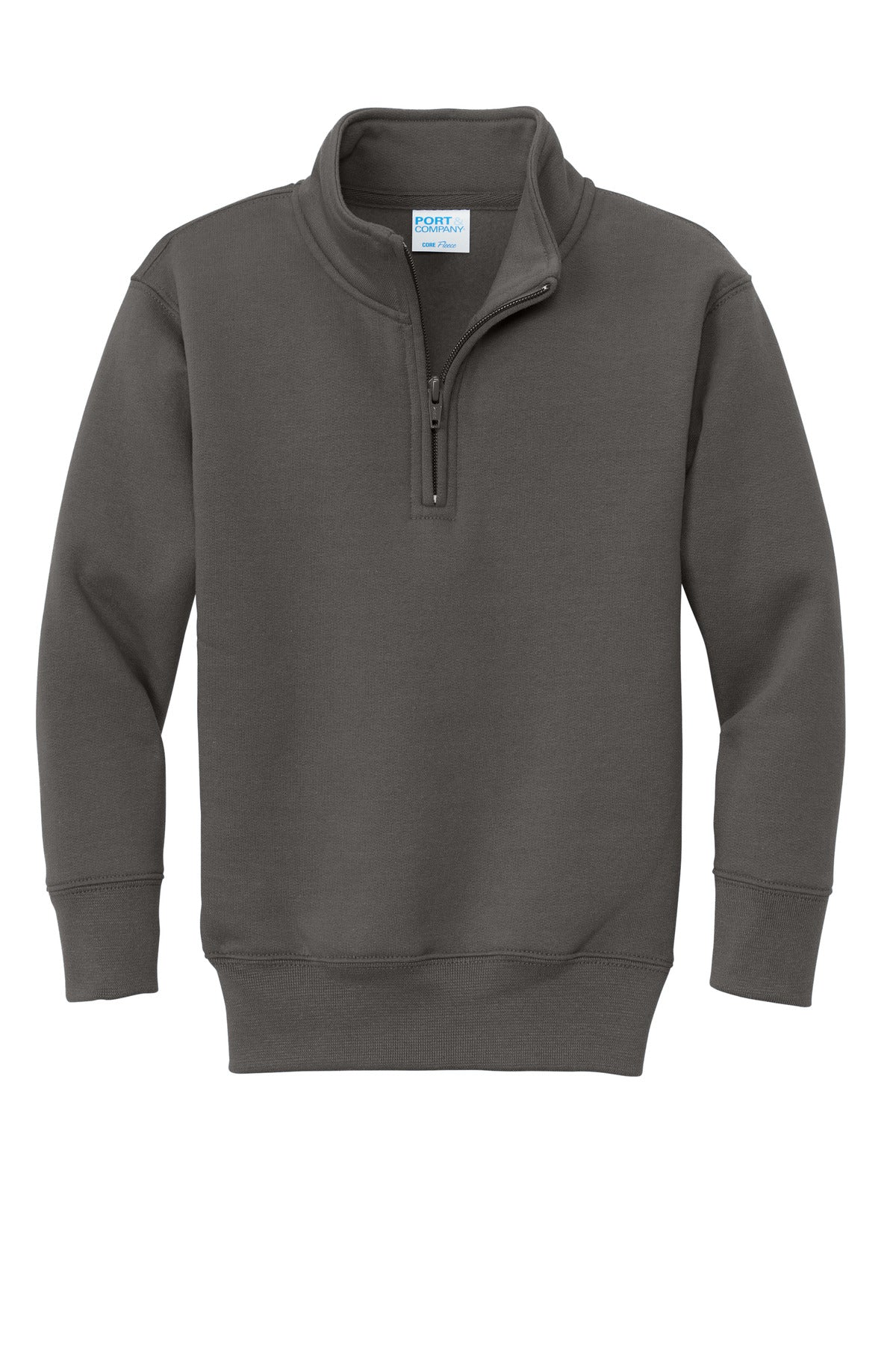 Port & Co Youth Core Fleece 1/4-Zip Pullover Sweatshirt. PC78YQ (Choose Your Design)