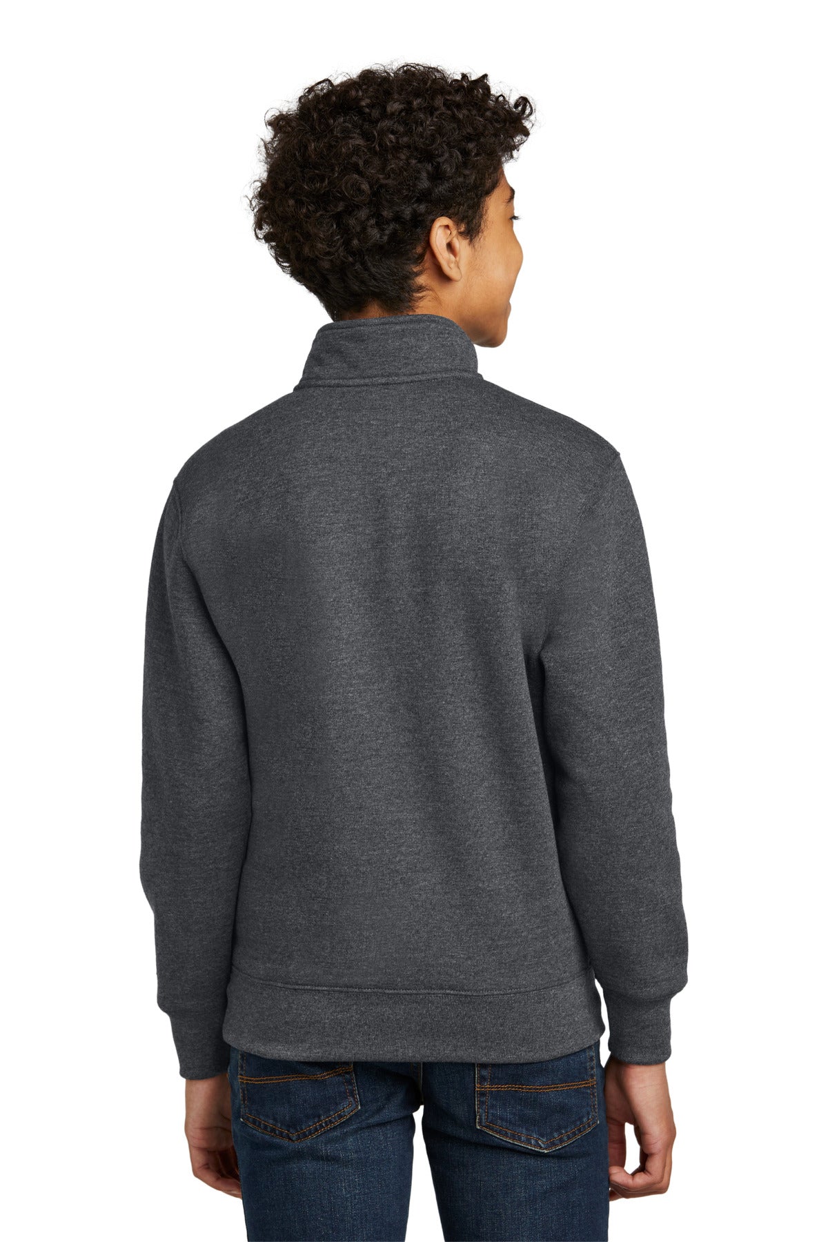 Port & Co Youth Core Fleece 1/4-Zip Pullover Sweatshirt. PC78YQ (Choose Your Design)