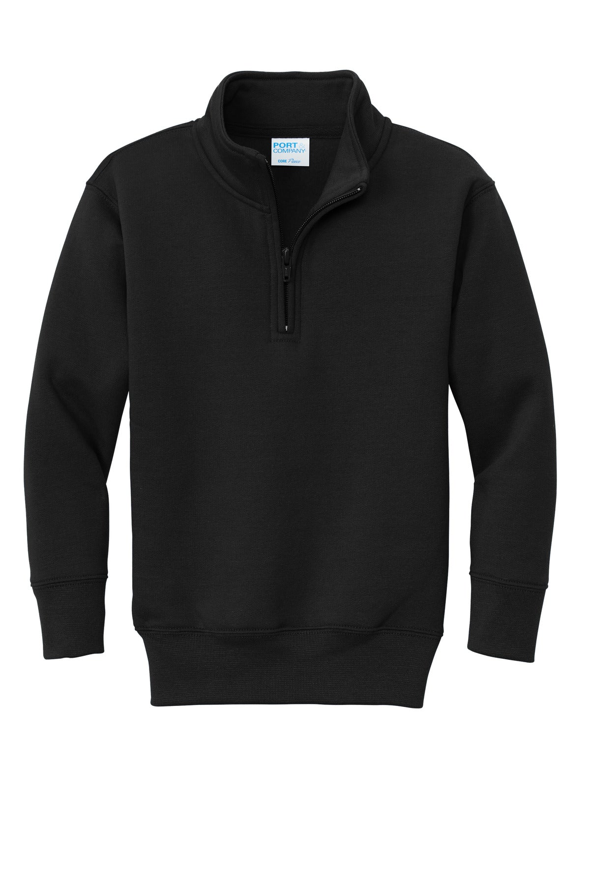 Port & Co Youth Core Fleece 1/4-Zip Pullover Sweatshirt. PC78YQ (Choose Your Design)