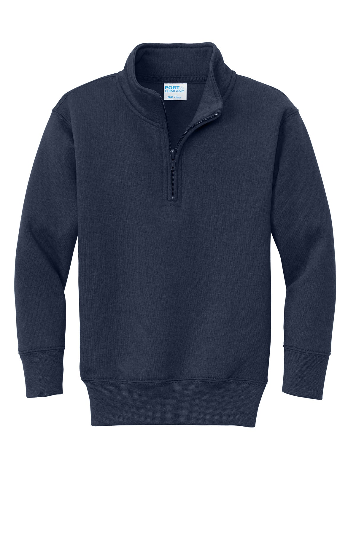 Port & Co Youth Core Fleece 1/4-Zip Pullover Sweatshirt. PC78YQ (Choose Your Design)