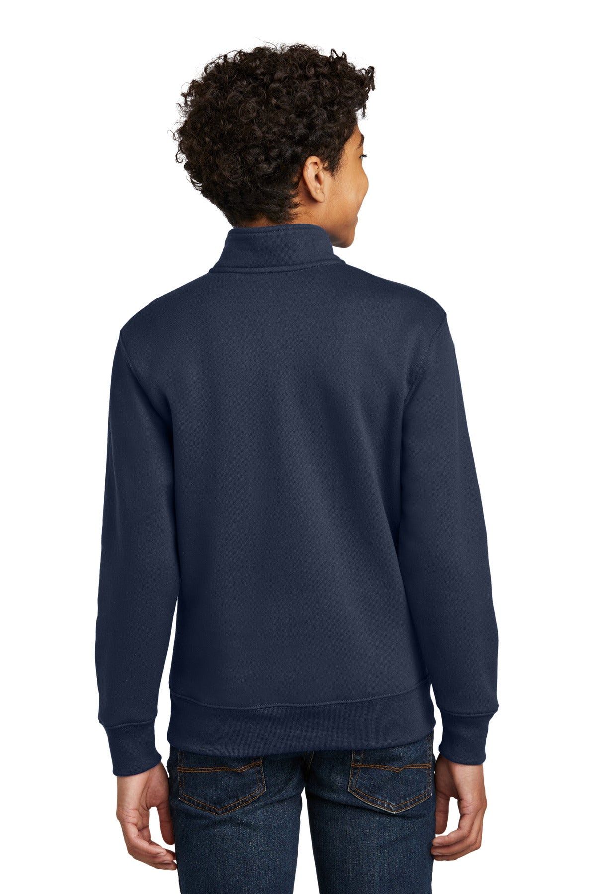 Port & Co Youth Core Fleece 1/4-Zip Pullover Sweatshirt. PC78YQ (Choose Your Design)