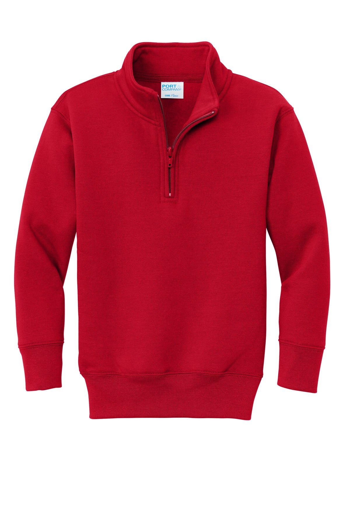 Port & Co Youth Core Fleece 1/4-Zip Pullover Sweatshirt. PC78YQ (Choose Your Design)