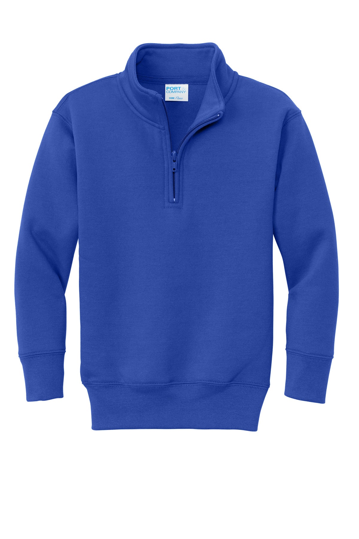 Port & Co Youth Core Fleece 1/4-Zip Pullover Sweatshirt. PC78YQ (Choose Your Design)
