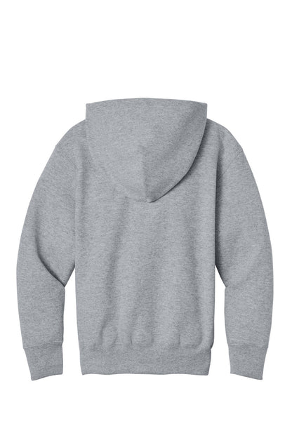 Port & Co Youth Core Fleece Full-Zip Hooded Sweatshirt. PC78YZH (Choose Your Design)