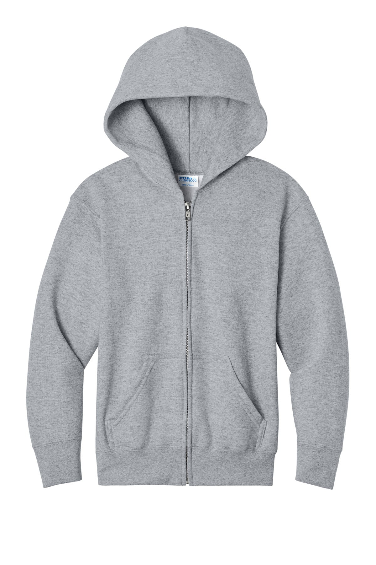 Zip Hoodie Youth - Athletic Heather