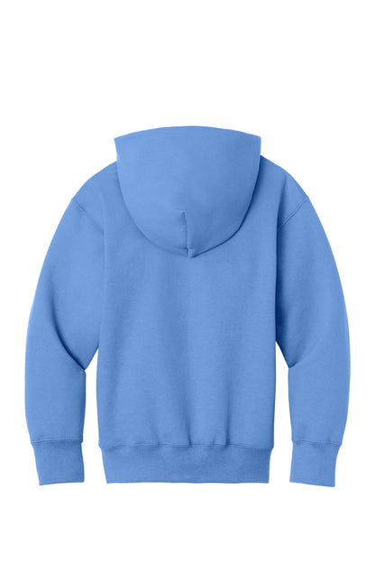 Port & Co Youth Core Fleece Full-Zip Hooded Sweatshirt. PC78YZH (Choose Your Design)