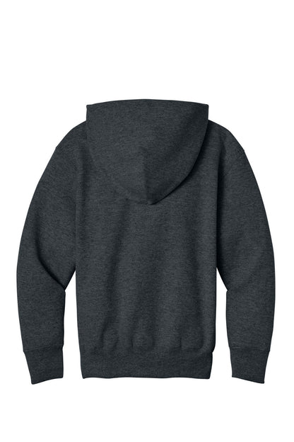 Port & Co Youth Core Fleece Full-Zip Hooded Sweatshirt. PC78YZH (Choose Your Design)