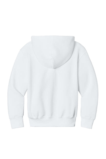 Port & Co Youth Core Fleece Full-Zip Hooded Sweatshirt. PC78YZH (Choose Your Design)