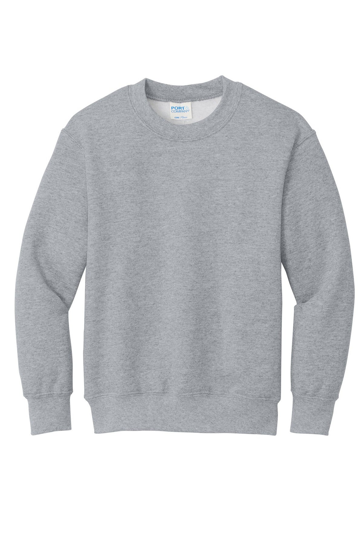 Port & Co Youth Core Fleece Crewneck Sweatshirt. PC78Y (Choose Your Design)