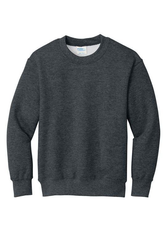 Port & Co Youth Core Fleece Crewneck Sweatshirt. PC78Y (Choose Your Design)