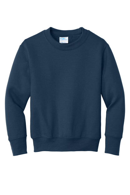 Port & Co Youth Core Fleece Crewneck Sweatshirt. PC78Y (Choose Your Design)