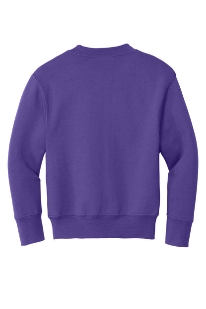 Port & Co Youth Core Fleece Crewneck Sweatshirt. PC78Y (Choose Your Design)
