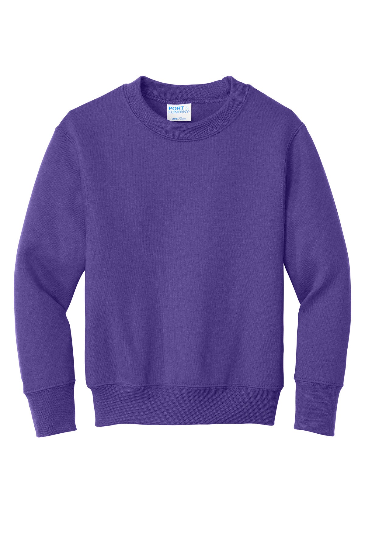 Port & Co Youth Core Fleece Crewneck Sweatshirt. PC78Y (Choose Your Design)