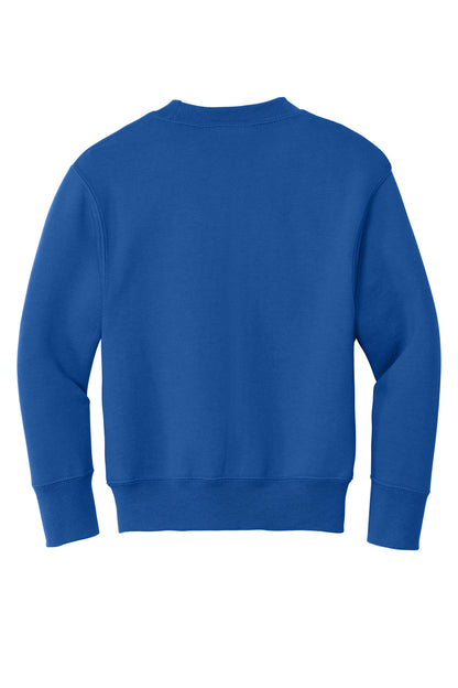 Port & Co Youth Core Fleece Crewneck Sweatshirt. PC78Y (Choose Your Design)