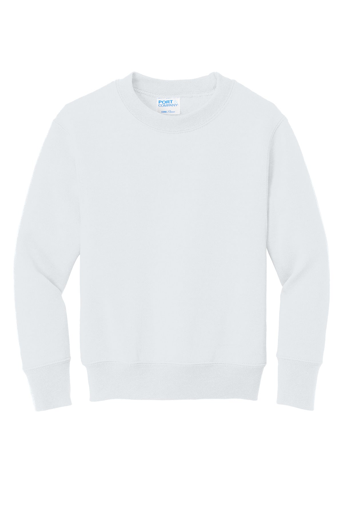Port & Co Youth Core Fleece Crewneck Sweatshirt. PC78Y (Choose Your Design)