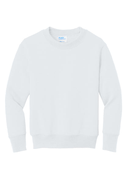 Port & Co Youth Core Fleece Crewneck Sweatshirt. PC78Y (Choose Your Design)